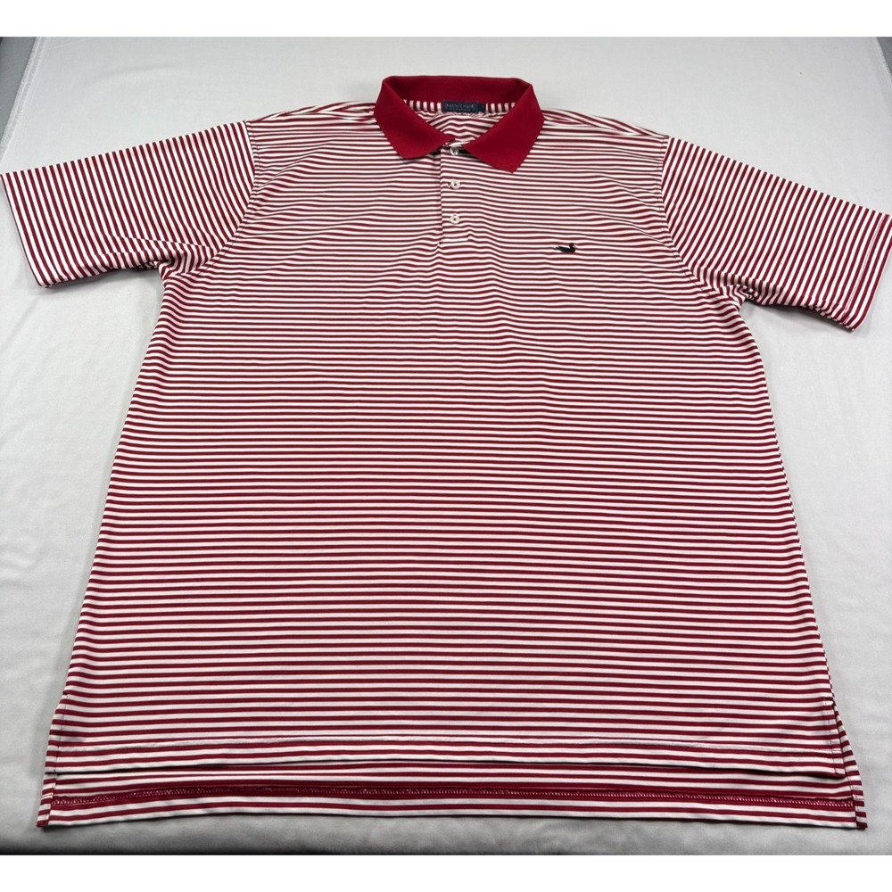 Southern Marsh Shirt Mens 2XL Red Golf Polo Short Sleeve Performance Stretch